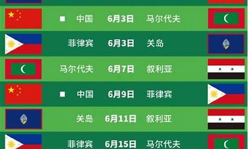 国足世预赛赛程时间表2024及赛果最新_国足世预赛赛程时间表2024及赛果最新